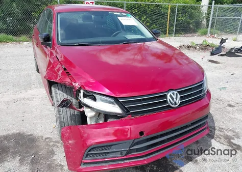 2017 Volkswagen Jetta 1.4T S из США, поврежденный, VIN 3VW2B7AJ3HM377124